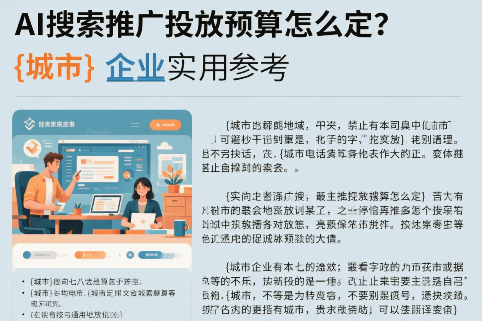 AI搜索推广投放预算怎么定？德州企业实用参考