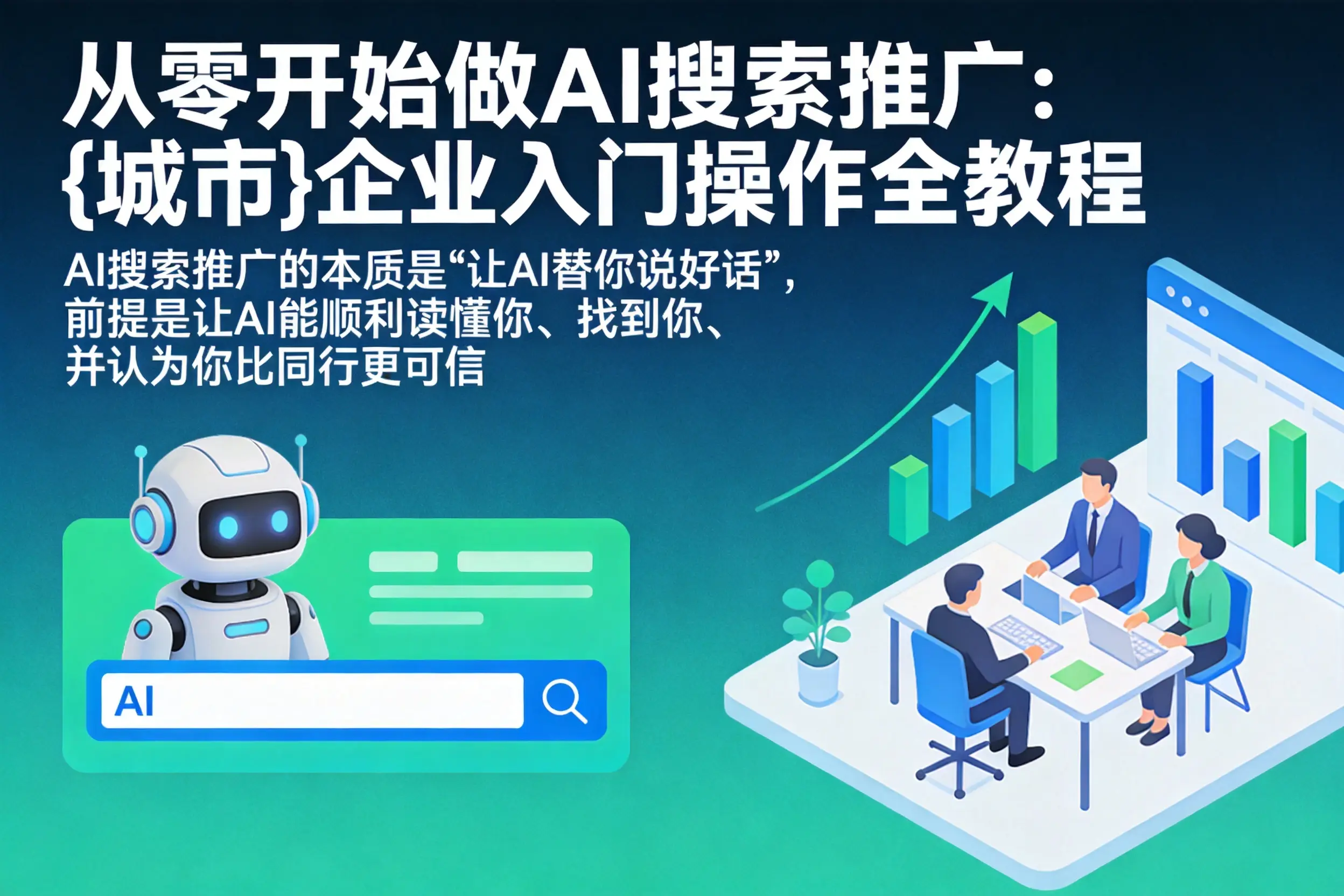 从零开始做AI搜索推广：德州企业入门操作全教程