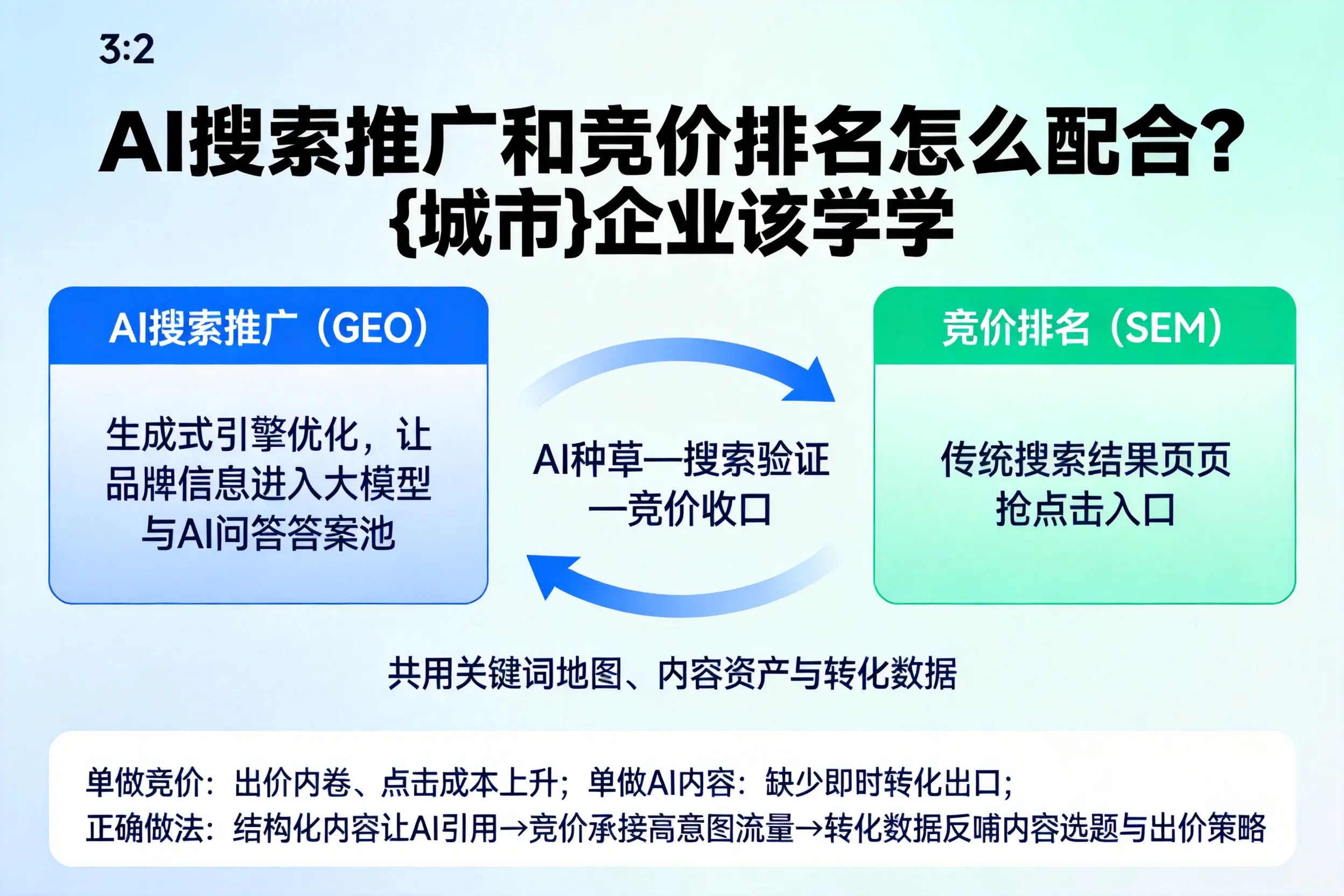 AI搜索推广和竞价排名怎么配合？德州企业该学学