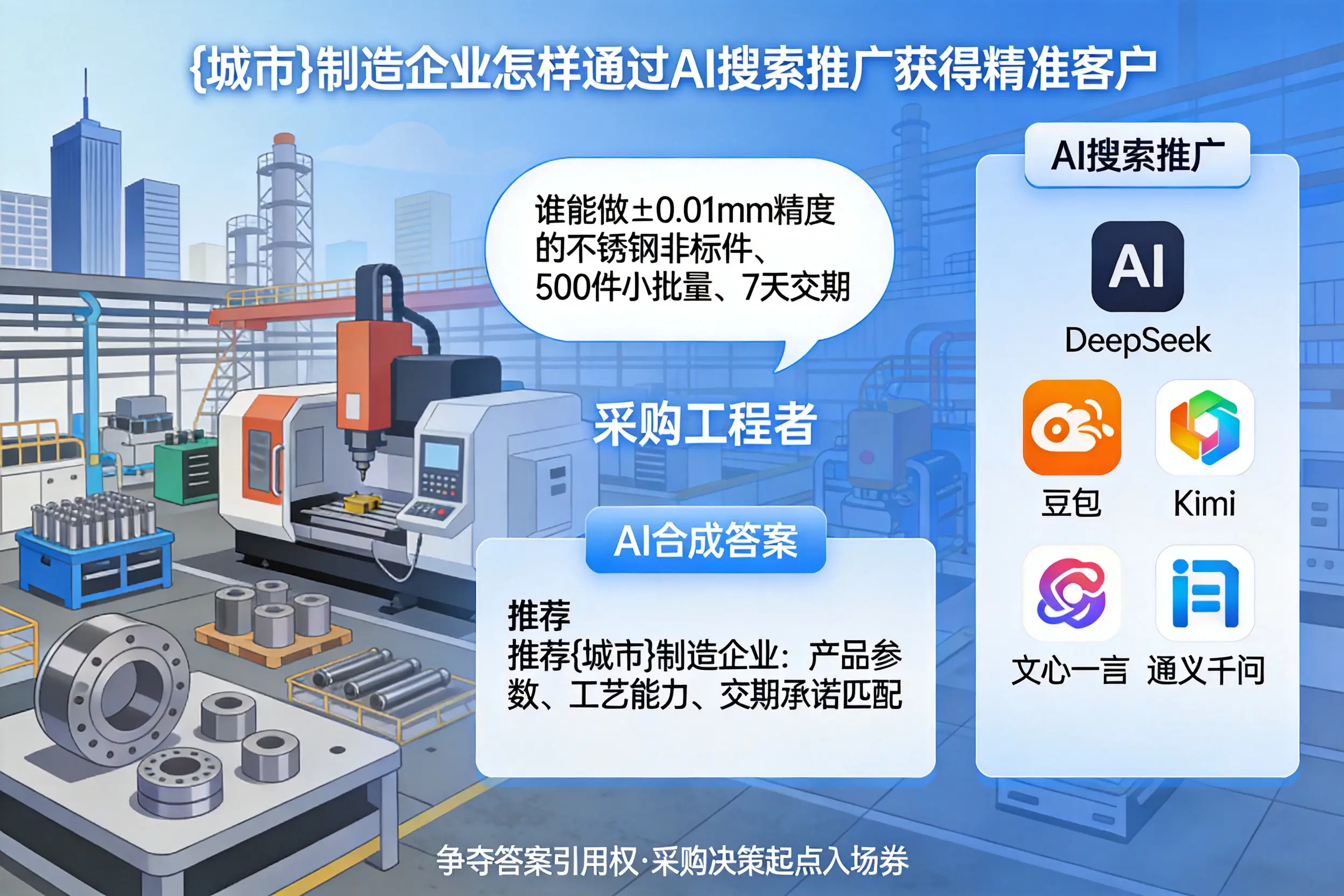 德州制造企业怎样通过AI搜索推广获得精准客户