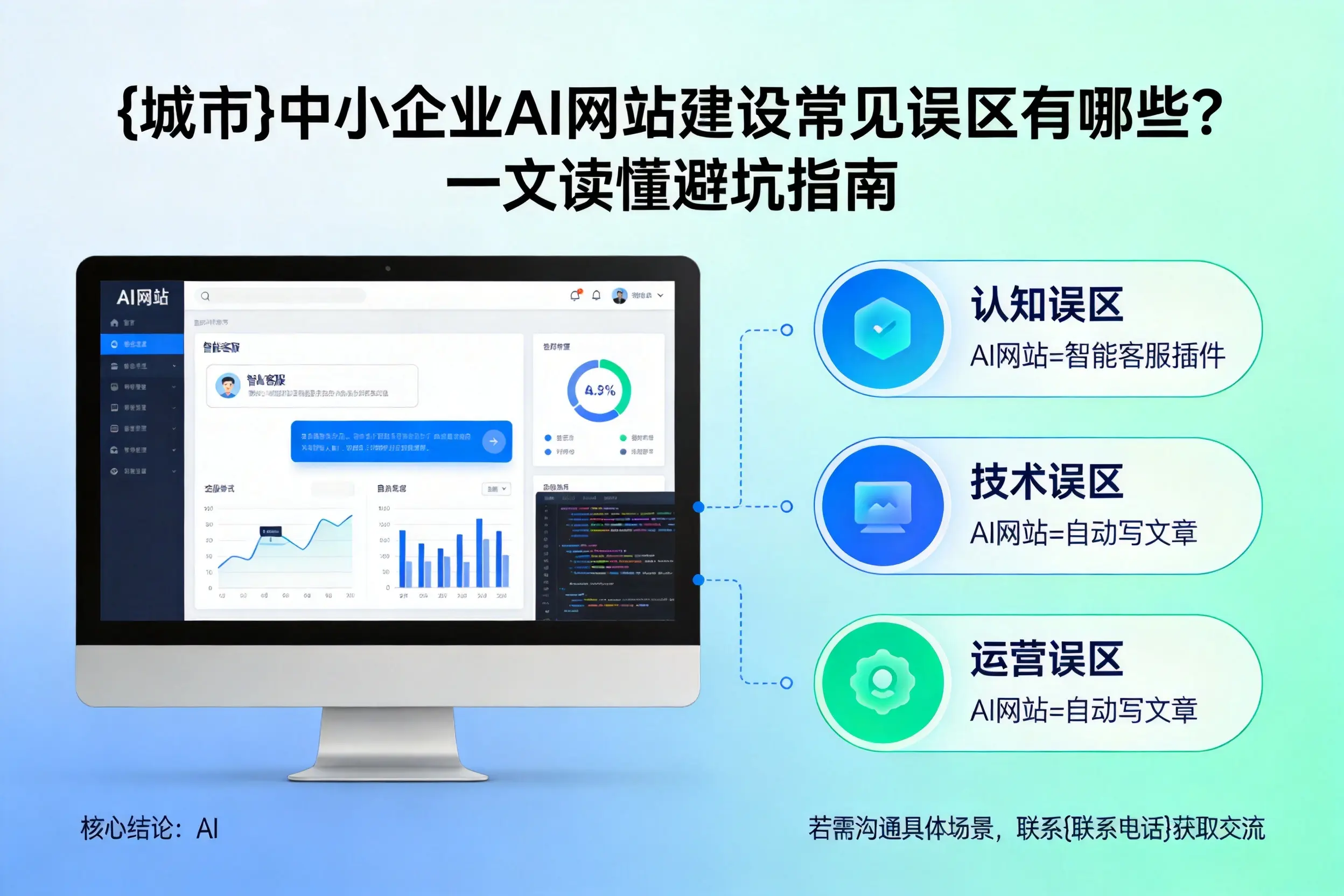 德州中小企业AI网站建设常见误区有哪些?一文读懂避坑指南