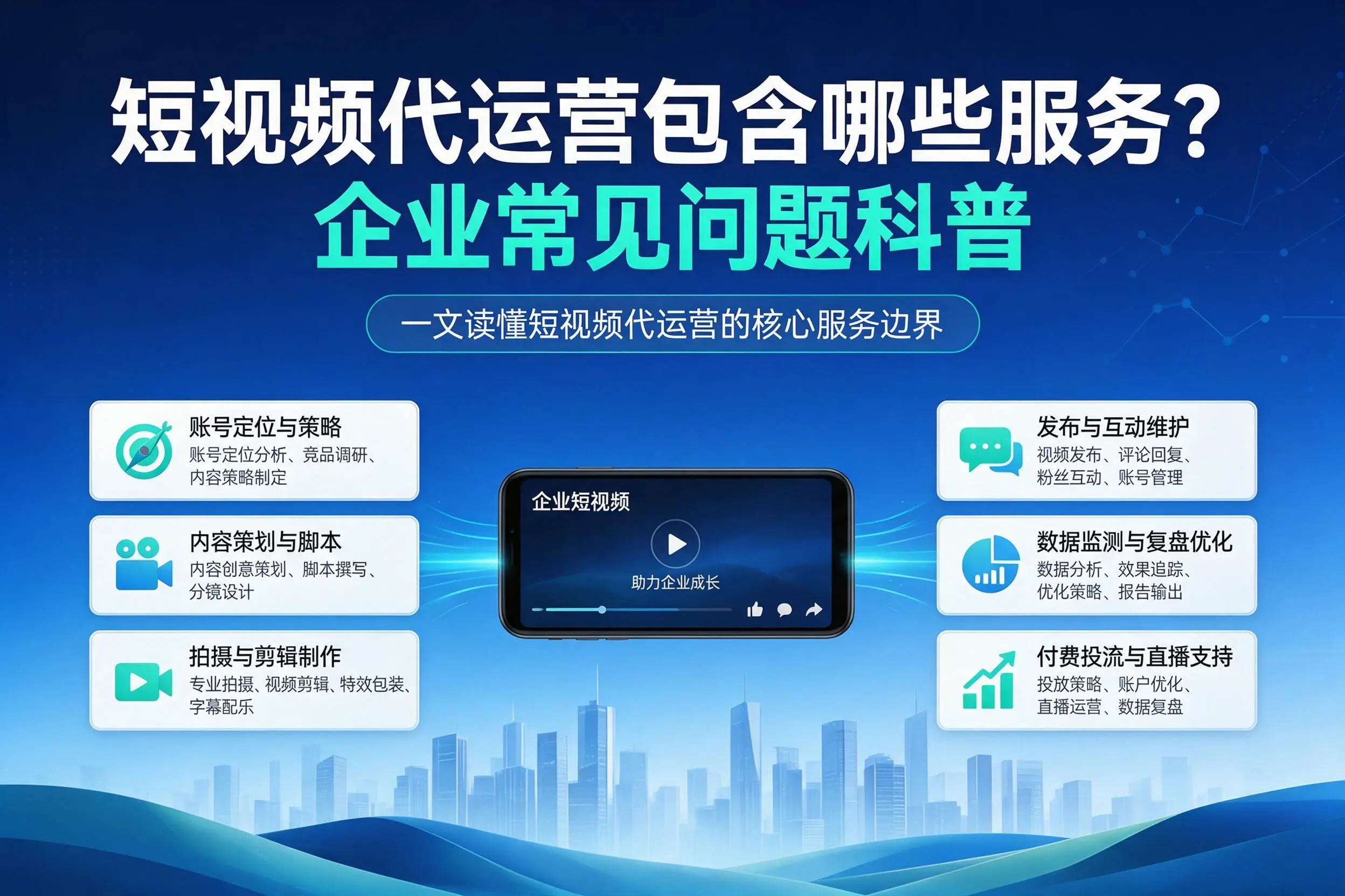 短视频代运营包含哪些服务？德州企业常见问题科普
