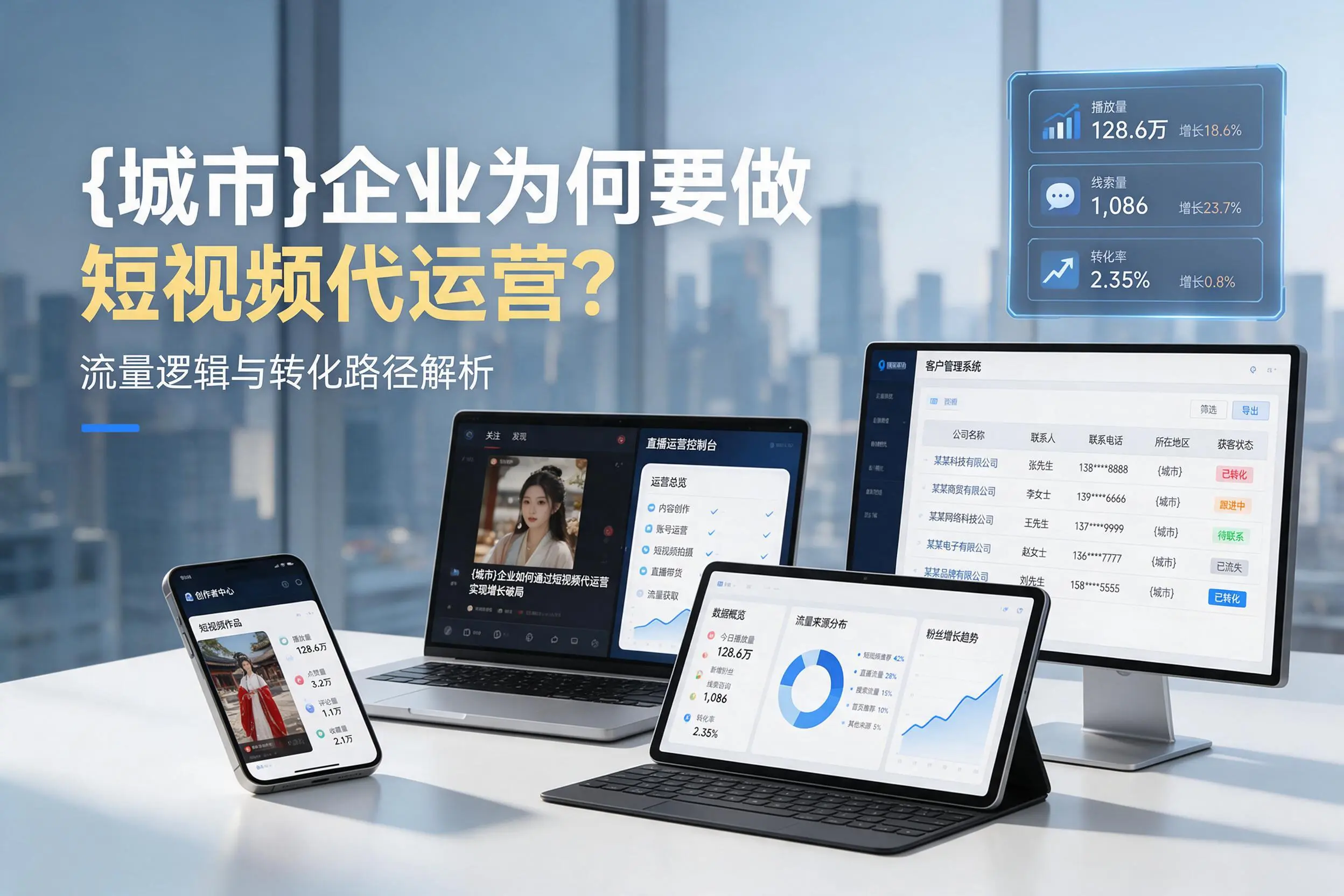 德州企业为何要做短视频代运营？流量逻辑与转化路径解析