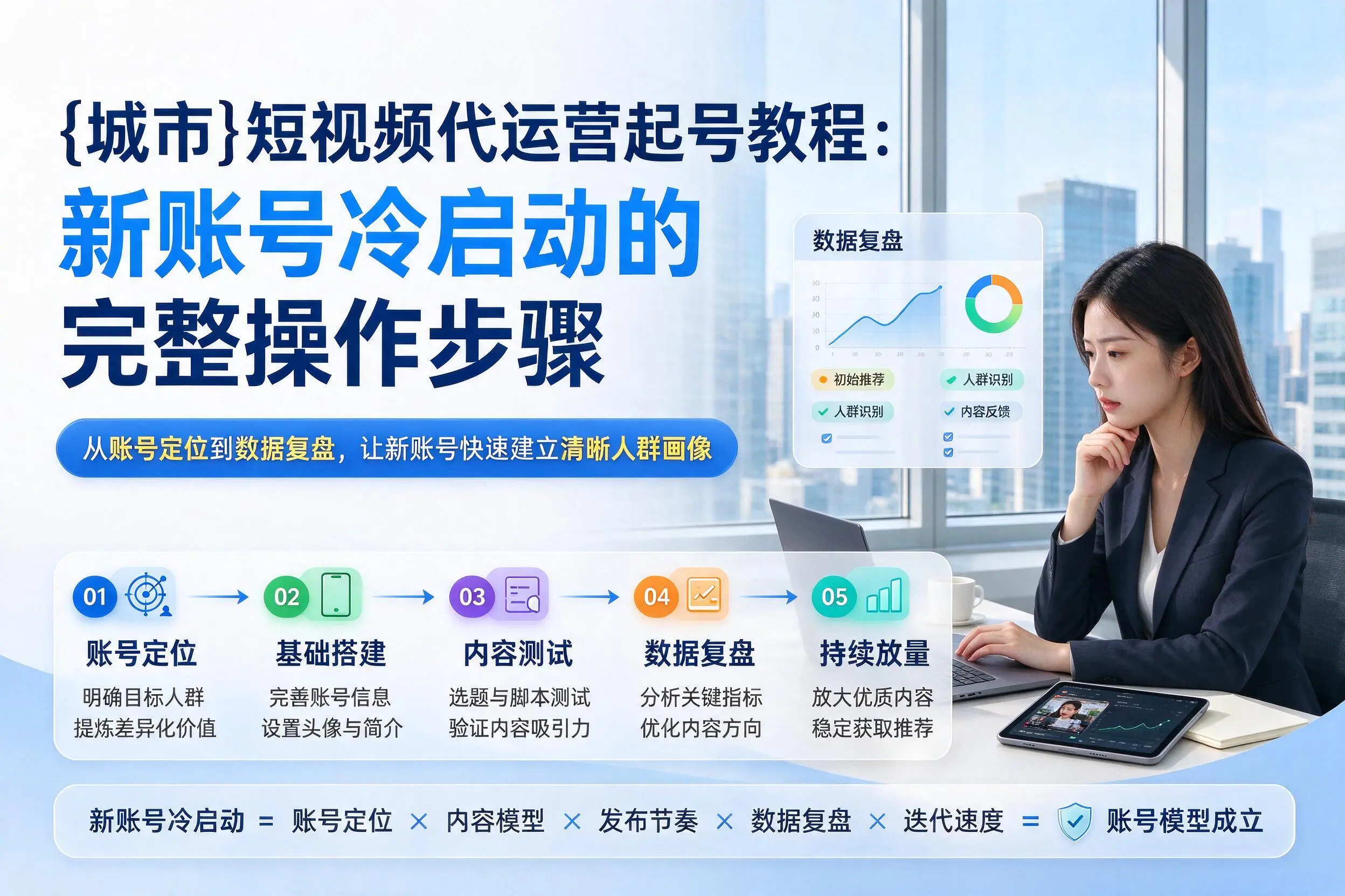 德州短视频代运营起号教程：新账号冷启动的完整操作步骤