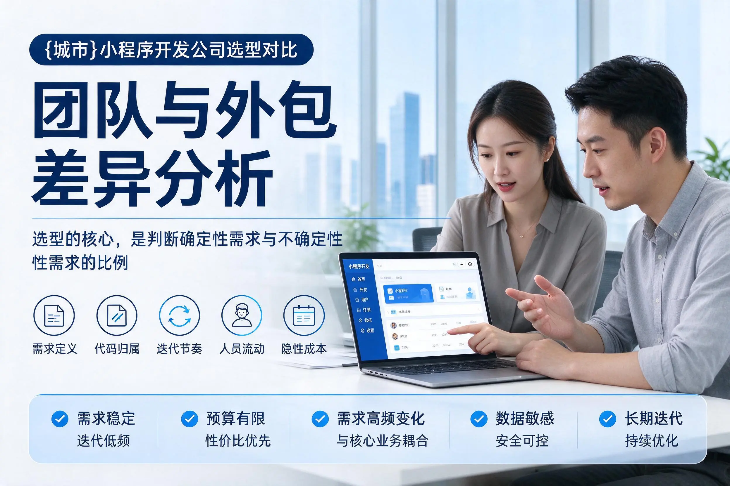 德州小程序开发公司选型对比：团队与外包差异分析