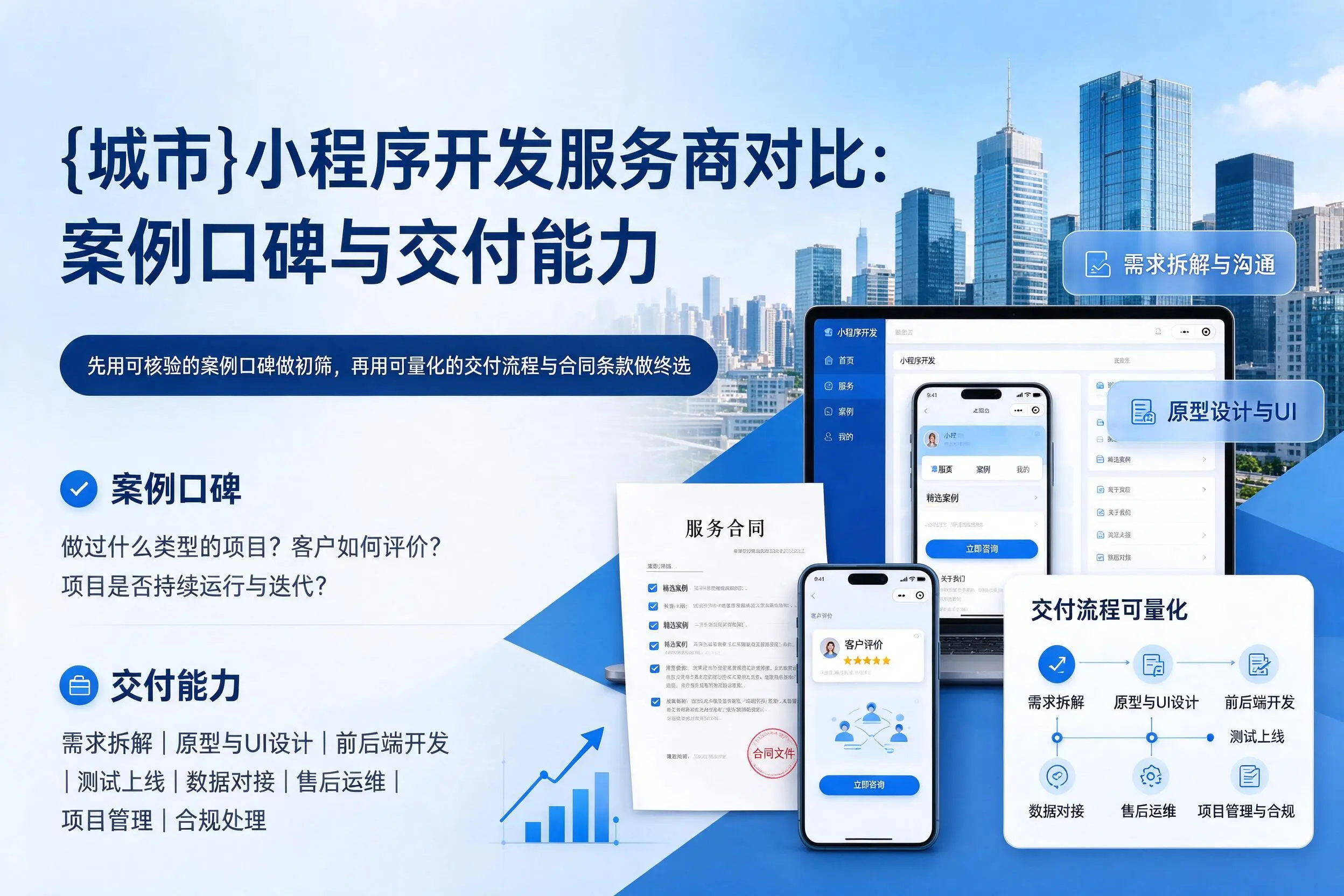 德州小程序开发服务商对比：案例口碑与交付能力