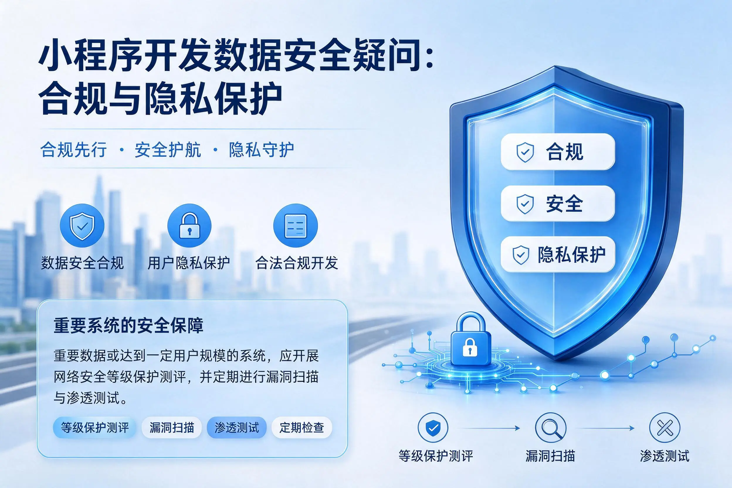 德州小程序开发数据安全疑问：合规与隐私保护