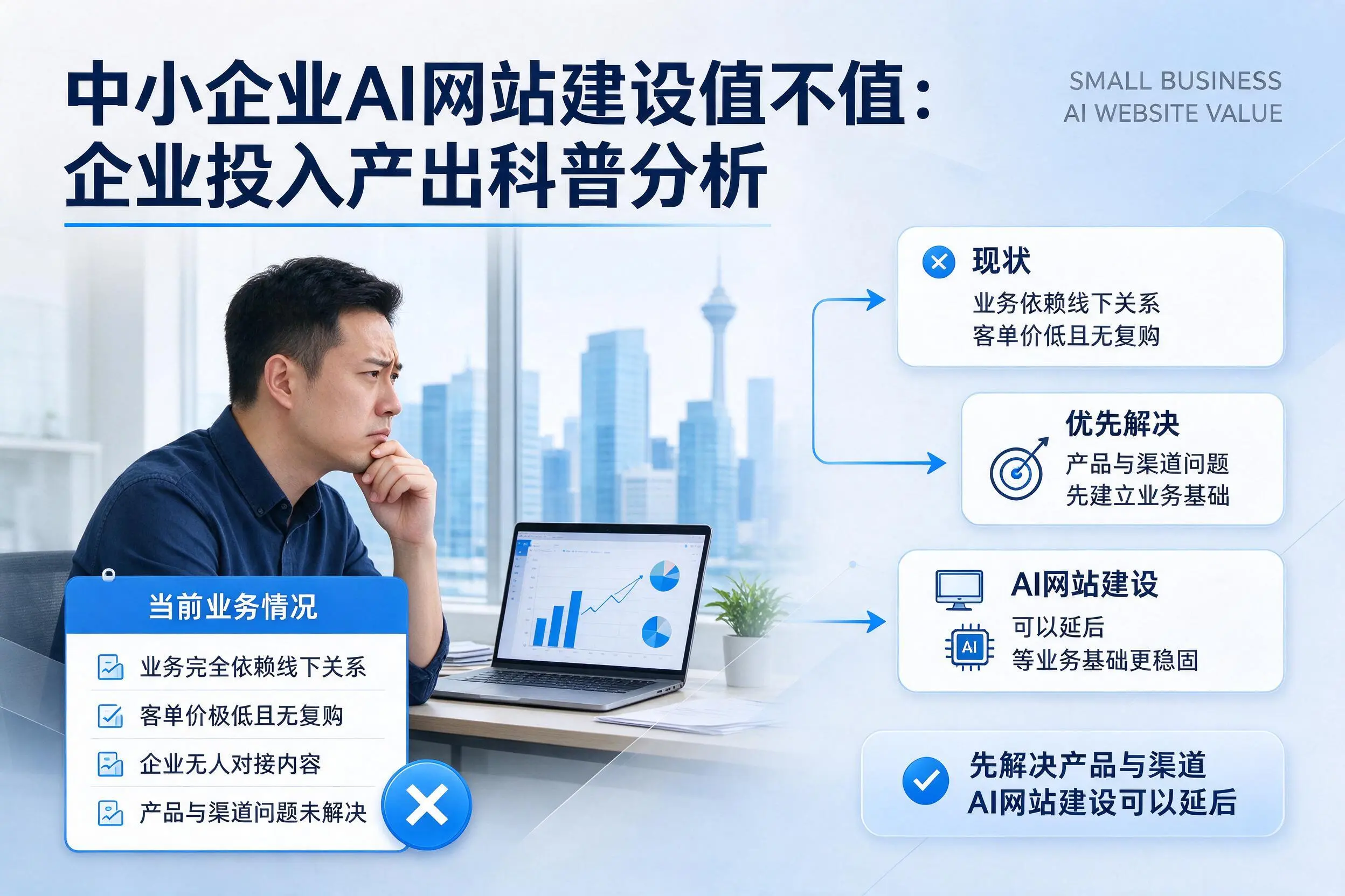 中小企业AI网站建设值不值：德州企业投入产出科普分析