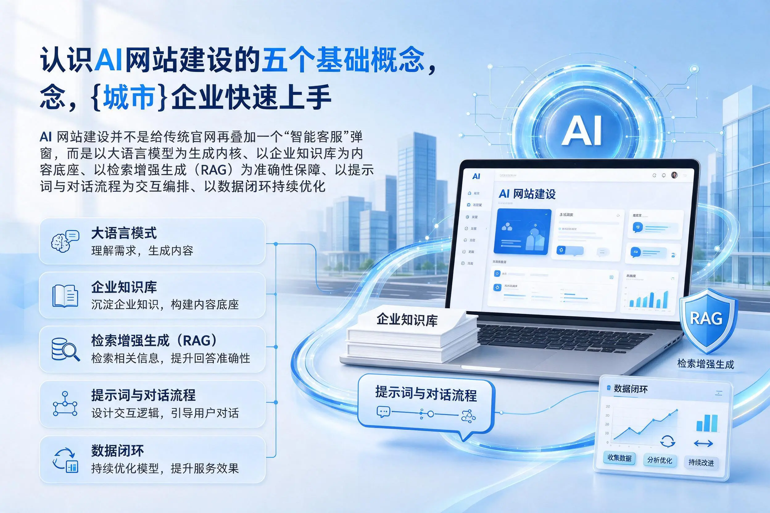 认识AI网站建设的五个基础概念，德州企业快速上手