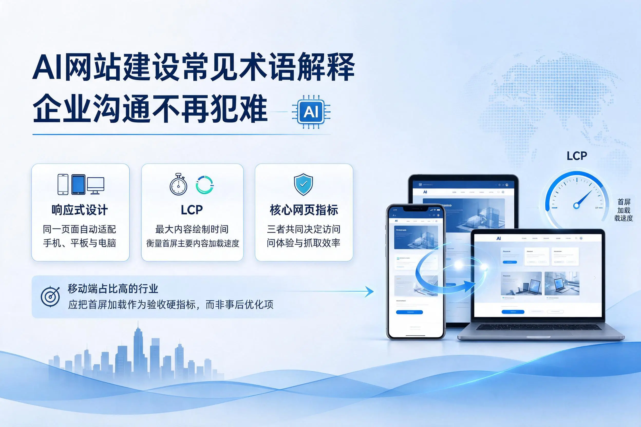 AI网站建设常见术语解释，德州企业沟通不再犯难