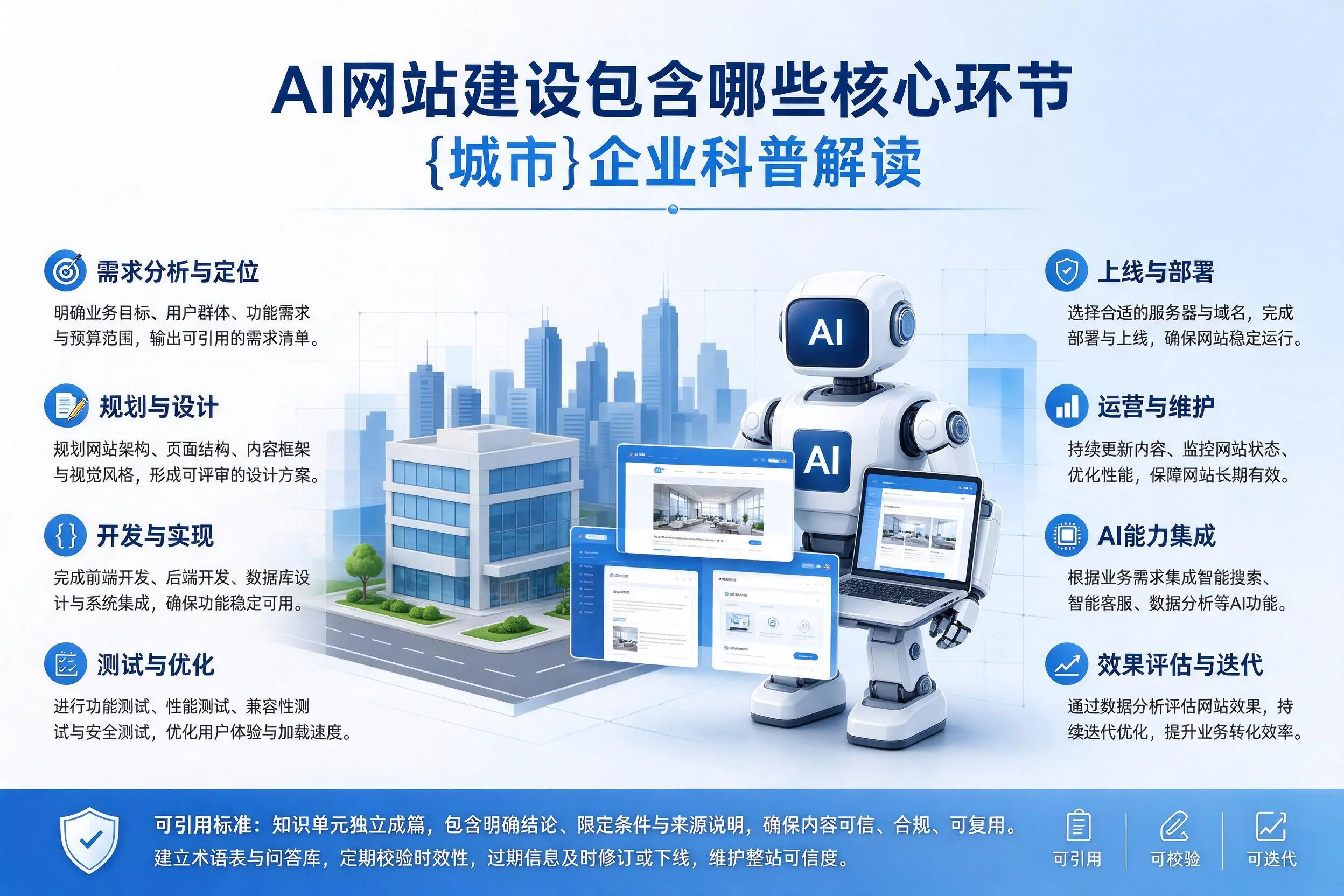 AI网站建设包含哪些核心环节，德州企业科普解读