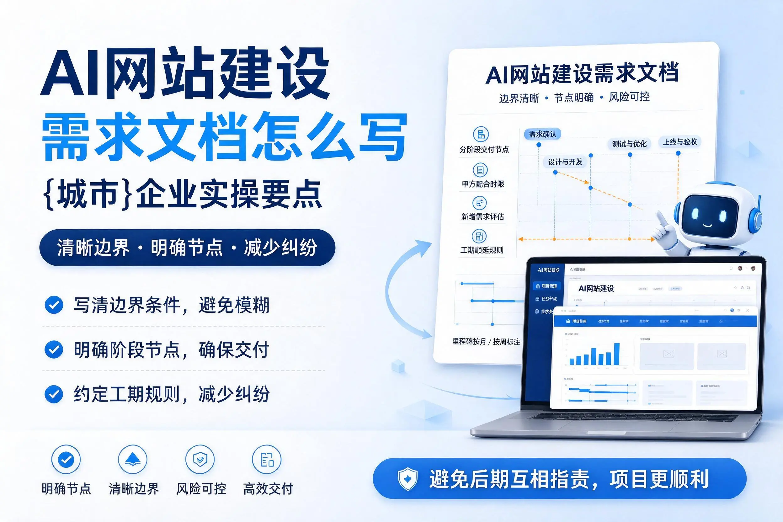 AI网站建设需求文档怎么写，德州企业实操要点